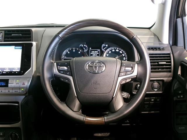 ランドクルーザープラド TX サンルーフ 4WD フルセグ メモリーナビ DVD再生 ミュージックプレイヤー接続可 バックカメラ 衝突被害軽減システム LEDヘッドランプ ワンオーナー 記録簿 ディーゼル(5枚目)