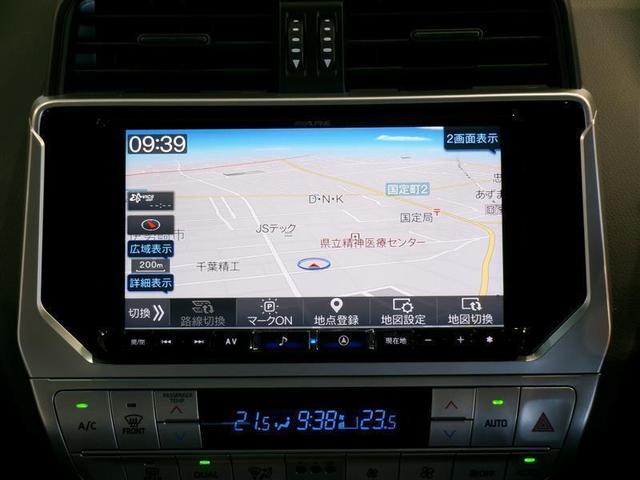 ランドクルーザープラド TX サンルーフ 4WD フルセグ メモリーナビ DVD再生 ミュージックプレイヤー接続可 バックカメラ 衝突被害軽減システム LEDヘッドランプ ワンオーナー 記録簿 ディーゼル(7枚目)