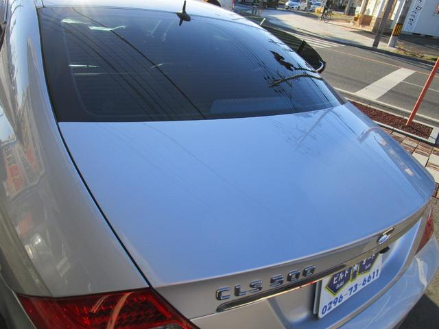 CLS500 正規ディーラー車 社外HDDナビ フルセグ バックカメラ サンルーフ 19インチアルミホイール ヒーター付き電動レザーシート ウッドコンビハンドル ETC 法人使用車 取説記録簿付(57枚目)