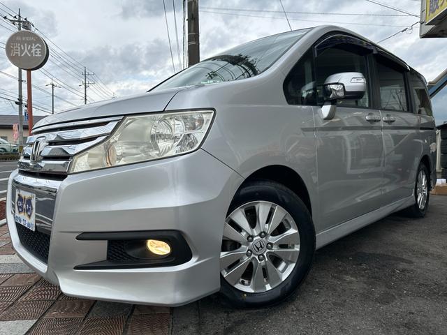 ステップワゴンスパーダ Z 新品タイヤ 純正HDDナビ W電動スライドドア フリップダウンモニター スマートキー バックカメラ フルセグ Bluetooth 純正16インチアルミホイール ETC HIDライト ドライブレコーダー(3枚目)