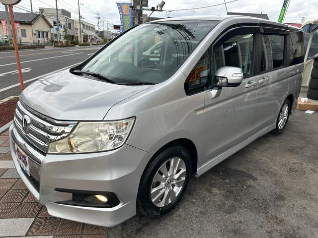 ステップワゴンスパーダ Z 新品タイヤ 純正HDDナビ W電動スライドドア フリップダウンモニター スマートキー バックカメラ フルセグ Bluetooth 純正16インチアルミホイール ETC HIDライト ドライブレコーダー(55枚目)