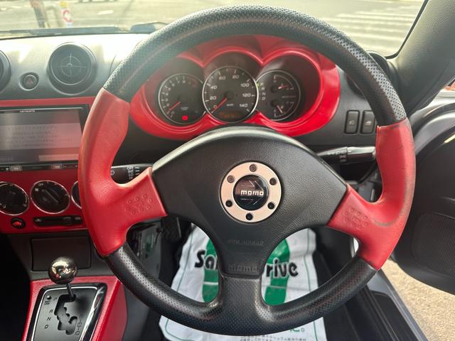 コペン ２ｎｄアニバーサリーエディション　純正レカロシート　社外ナビ　社外ＬＥＤテールランプ　ＥＴＣ　ＭＯＭＯステアリング　シートヒーター　ワンセグ　ＥＴＣ　キーレス　ＨＩＤライト　純正１５インチアルミホイール（9枚目）