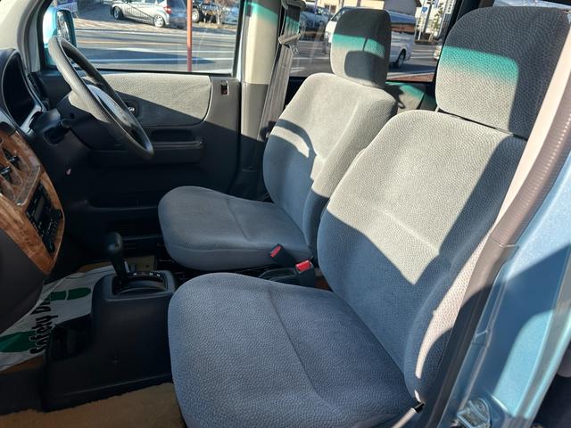 バモス Ｌ　タイミングベルト交換　ホンダ純正１４インチアルミホイール　キーレス　ドアバイザー　純正オーディオ　ウッドパネル　取説、記録簿（24枚目）