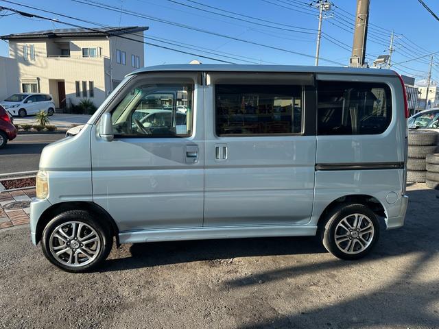 バモス Ｌ　タイミングベルト交換　ホンダ純正１４インチアルミホイール　キーレス　ドアバイザー　純正オーディオ　ウッドパネル　取説、記録簿（49枚目）