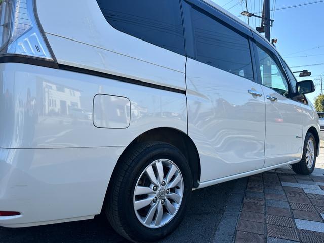 セレナ 20X Vセレクション+セーフティ S-ハイブリッド 新品タイヤ 車線逸脱警告 純正ナビ 両側電動スライドドア フルセグ バックカメラ Bluetooth スマートキー 純正15インチアルミホイール ETC 後席ピクニックテーブル 取説記録簿(15枚目)