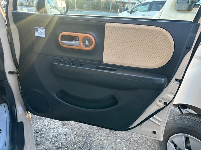 アルトラパン Ｘ　純正オーディオ　純正１４インチアルミホイール　スマートキー　プッシュスタート　ヘッドライトレベライザー　ドアバイザー　取説記録簿　タイミングチェーンエンジン（29枚目）