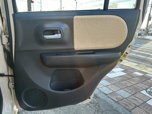 アルトラパン Ｘ　純正オーディオ　純正１４インチアルミホイール　スマートキー　プッシュスタート　ヘッドライトレベライザー　ドアバイザー　取説記録簿　タイミングチェーンエンジン（38枚目）