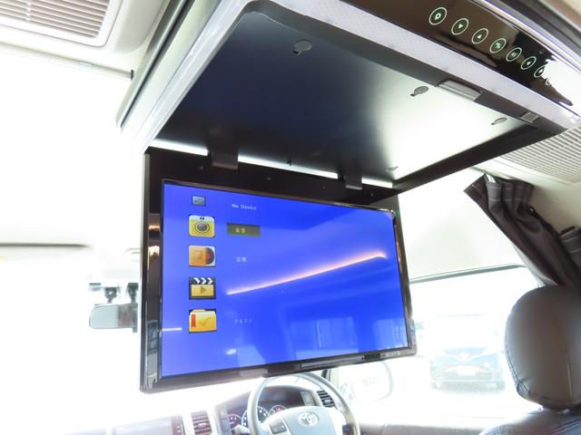 ハイエースワゴン FOCS DS-L FFヒーター シンク 冷蔵庫 フリップダウンモニター ツインサブ 走行充電 外部電源 コンバーター ルーフベント(9枚目)