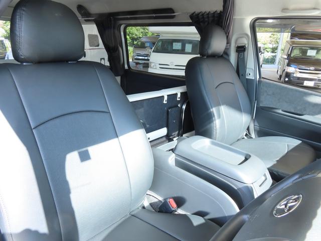 ハイエースワゴン FOCS DS-L FFヒーター シンク 冷蔵庫 フリップダウンモニター ツインサブ 走行充電 外部電源 コンバーター ルーフベント(19枚目)