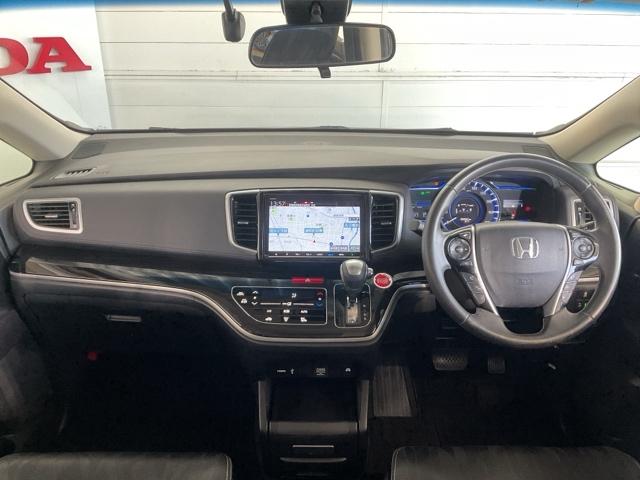 オデッセイハイブリッド ハイブリッドアブソルート・ホンダセンシング 純正9インチナビ リア席モニター 前後ドライブレコーダー ワンオーナー車 サイドカーテンエアバック リアカメラ Pシート フルオートエアコン ABS 整備記録簿 キーレス VSA Wエアバッグ ETC(7枚目)