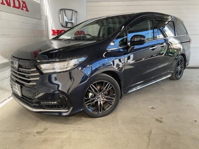 オデッセイハイブリッド ｅ：ＨＥＶアブソルート・ＥＸ　純正１０インチナビ　前後ドライブレコーダー　リモコンエンジンスターター　シートヒーター　ハンズフリーテールゲート　ＥＴＣ２．０車載器　電動Ｒゲート　ＬＥＤライト　シ－トヒ－タ－　両側ＰＳＤ　Ｐアシスト（25枚目）