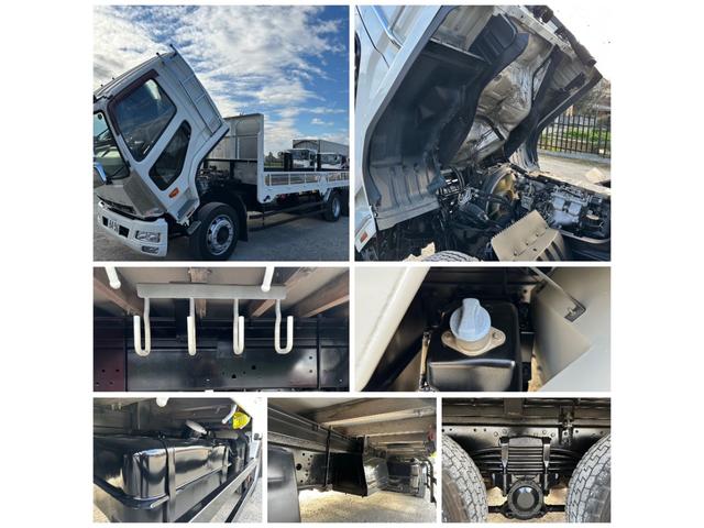 ファイター 　大型　トラック　２デフ　増トン　３軸　低床　ワイド　平ボディ　１１．８トン　平　トラック　強化ボディ　大型トラック（7枚目）