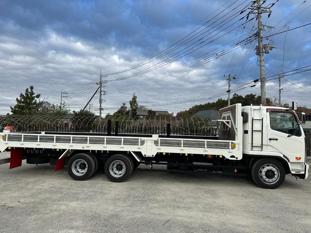 ファイター 　大型　トラック　２デフ　増トン　３軸　低床　ワイド　平ボディ　１１．８トン　平　トラック　強化ボディ　大型トラック（12枚目）