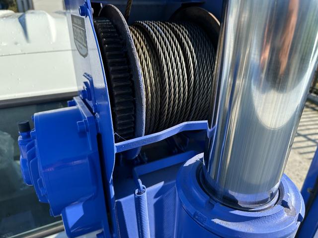 フォワード 　５段クレーン　ラジコン　フックイン　増トン　セルフ　セルフクレーン　ハイジャッキ　ワイドボディ　平ボディ　７．１トントラック　タダノ　平クレーン　回送車　ローダー　中古トラック　重機運搬車　ユニック（55枚目）