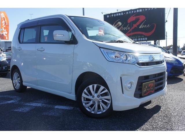 ワゴンＲスティングレー Ｘ　走行３８５００キロ　レーダーブレーキサポート　スマートキー　プッシュスタート　ナビ（2枚目）