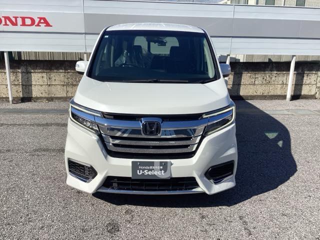 ステップワゴンスパーダ ｅ：ＨＥＶスパーダＧ・ＥＸホンダセンシング　エアバック　Ｐアシスト　地デジ　クルコン　サイドエアバッグ　シ－トヒ－タ－　衝突軽減システム　スマキー　ＬＥＤランプ　ドラレコ　ＡＢＳ　キーレス　ＥＴＣ（2枚目）