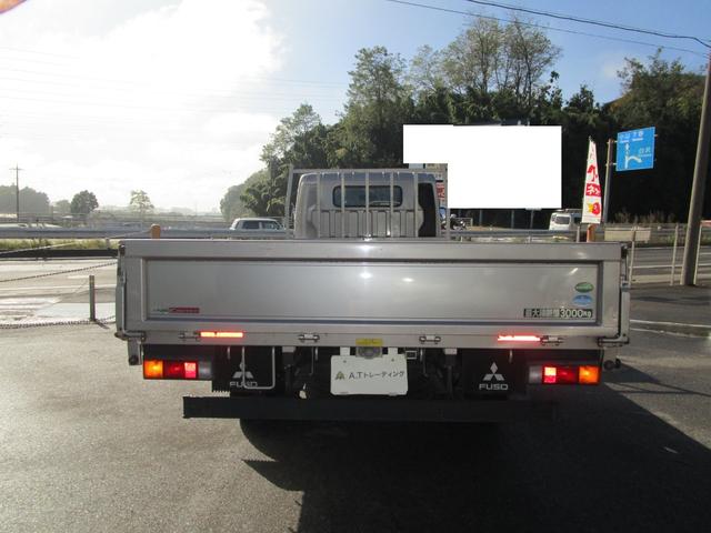 キャンター 　平ボディ　ワイドロング　３ｔ積載　カスタムＥＴＣ　左電格ミラー　バックカメラ　ナビ（社外）ＴＶ　Ｆ５速ＭＴ走行距離：４５，７２０ｋｍ　燃料：軽油車検：Ｒ８年３月１３日工具　ジャッキ　記録簿（6枚目）