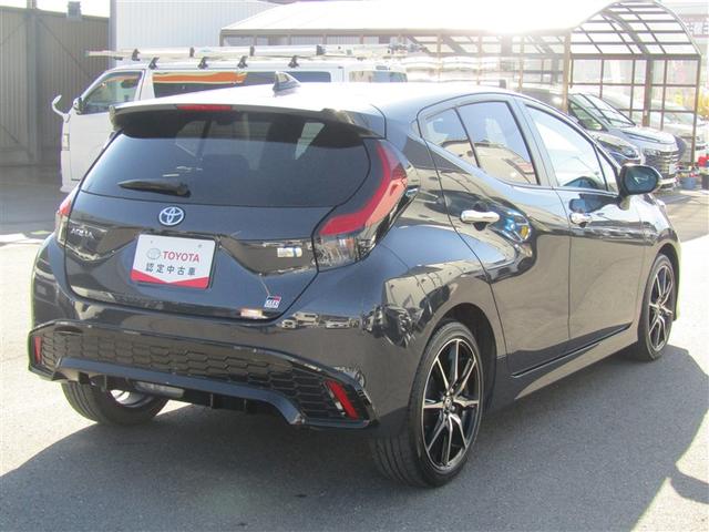 アクア GRスポーツ ワンオーナー パノラマモニター ドラレコ スマートキー&プッシュスタート イモビライザー LEDライト 衝突軽減ブレーキ 地デジ ワンオーナー車 クルコン メモリナビ オートエアコン ETC(5枚目)