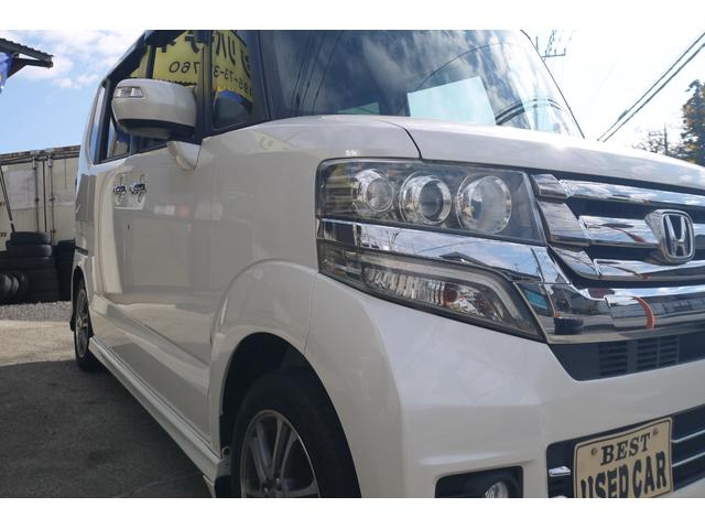 Ｎ－ＢＯＸカスタム Ｇ・Ｌパッケージ　社外ナビ・ＴＶ・バックカメラ　ＥＴＣ　Ｂｌｕｅｔｏｏｔｈ　ＨＩＤライト　左パワースライドドア（9枚目）