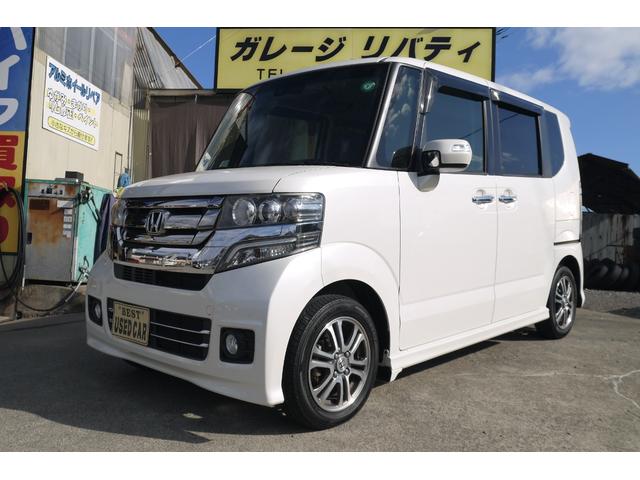 Ｎ－ＢＯＸカスタム Ｇ・Ｌパッケージ　社外ナビ・ＴＶ・バックカメラ　ＥＴＣ　Ｂｌｕｅｔｏｏｔｈ　ＨＩＤライト　左パワースライドドア（14枚目）