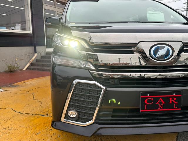 ヴェルファイアハイブリッド ＺＲ　４ＷＤ　両側パワスラ　衝突軽減ブレーキ　レーンキープ　クリアランスソナー　アダプティブクルーズコントロール　Ｂｌｕｅｔｏｏｔｈ　フルセグ　バックカメラ　パワーシート　ＬＥＤヘッドライト（50枚目）