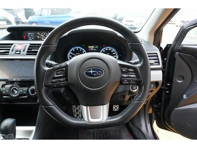 レヴォーグ ２．０ＧＴ－Ｓアイサイト　ＳＴＩスポイラー　社外ナビ　ビルトインＥＴＣ　バックカメラ　サイドカメラ　衝突軽減ブレーキ　レーンアシスト　アダプティブクルーズコントロール　ブラインドスポットモニター　パドルシフト（4枚目）