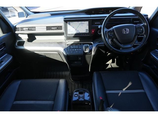 ステップワゴンスパーダ スパーダハイブリッド　Ｇ・ＥＸ　ホンダセンシング　ワンオーナー　純正ナビ　バックカメラ　衝突軽減ブレーキ　レーンアシスト　レーダークルーズコントロール　ハーフレザーシート　シートヒーター　両側パワースライドドア　社外１６インチアルミホイール（3枚目）