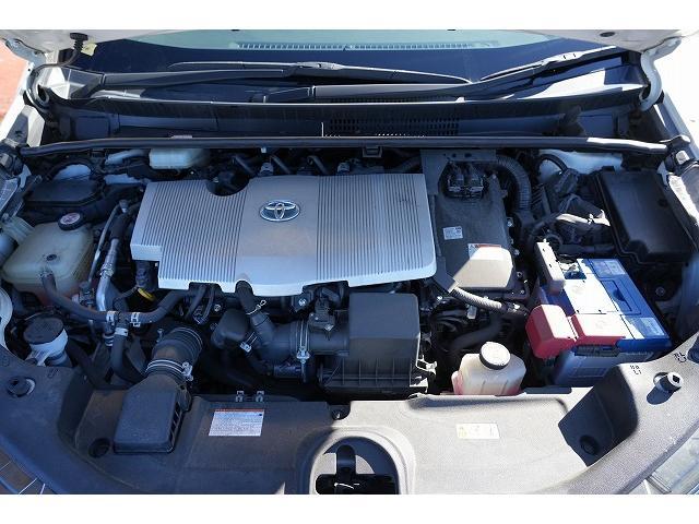 プリウス Ｓ　純正ナビ　フルセグ　Ｂｌｕｅｔｏｏｔｈ　バックカメラ　衝突軽減ブレーキ　レーンアシスト　オートハイビーム　社外１５インチアルミホイール　レーダークルーズコントロール　ビルトインＥＴＣ（45枚目）