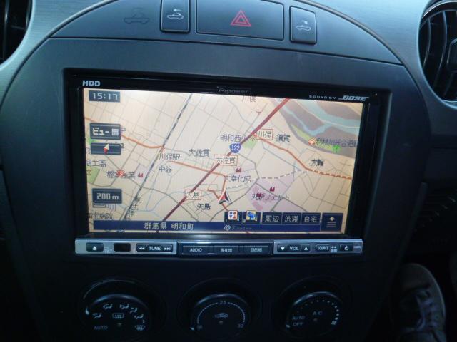 便利なＨＤＤナビ搭載で目的地検索もスムーズ。