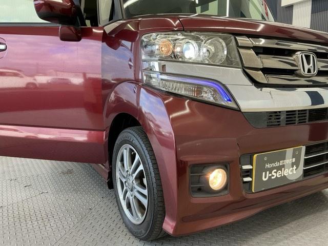 Ｎ－ＢＯＸカスタム Ｇ・Ｌパッケージ　ホンダ認定中古車　社外ドラレコ前　ＨＩＤ　左右パワースライド　サイドエアバック　アイドリングストップ車　クリアランスソナー　１オーナー　ナビ・ＴＶ　スマキ－　地デジＴＶ　パワーウィンドウ　パワステ（24枚目）