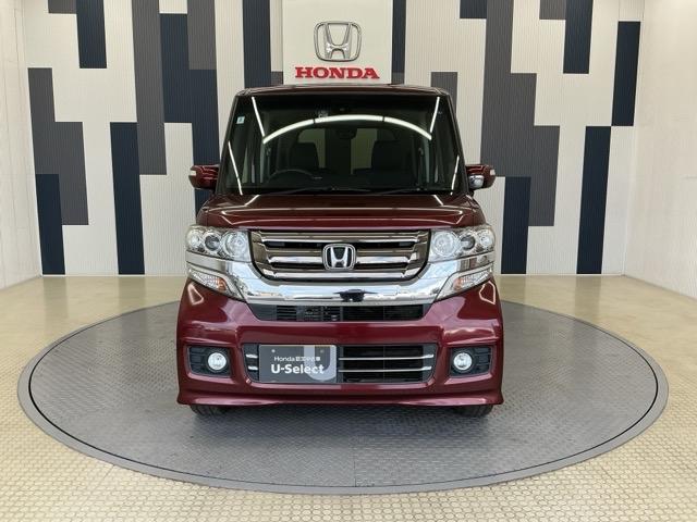 Ｎ－ＢＯＸカスタム Ｇ・Ｌパッケージ　ホンダ認定中古車　社外ドラレコ前　ＨＩＤ　左右パワースライド　サイドエアバック　アイドリングストップ車　クリアランスソナー　１オーナー　ナビ・ＴＶ　スマキ－　地デジＴＶ　パワーウィンドウ　パワステ（25枚目）