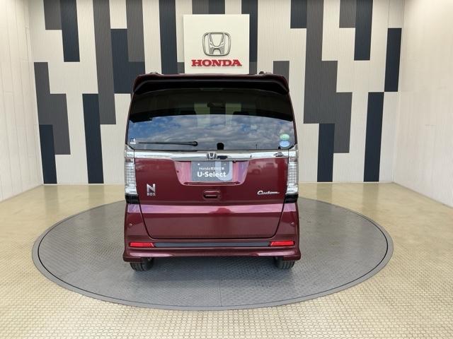 Ｎ－ＢＯＸカスタム Ｇ・Ｌパッケージ　ホンダ認定中古車　社外ドラレコ前　ＨＩＤ　左右パワースライド　サイドエアバック　アイドリングストップ車　クリアランスソナー　１オーナー　ナビ・ＴＶ　スマキ－　地デジＴＶ　パワーウィンドウ　パワステ（26枚目）