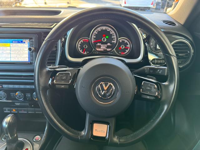 ザ・ビートル Rラインマイスター プッシュスタート ナビ バックカメラ クルーズコントロール BLIS 黒レザー シートヒーター アイドリングストップ パドルシフト ETC(6枚目)