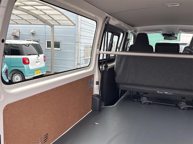 ハイエースバン ロングジャストローDX 2WD ガソリン オートマ 荷台平 ETC クリアランスソナー レーンアシスト 衝突被害軽減システム 両側スライドドア オートマチックハイビーム キーレスエントリー CVT 100V電源 ESC(11枚目)