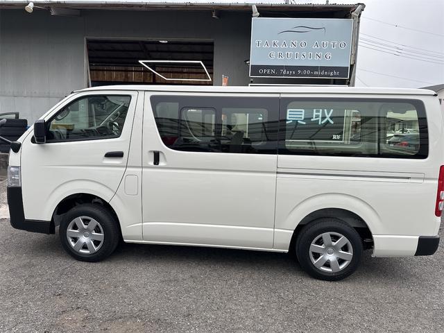 ハイエースバン ロングジャストローDX 2WD ガソリン オートマ 荷台平 ETC クリアランスソナー レーンアシスト 衝突被害軽減システム 両側スライドドア オートマチックハイビーム キーレスエントリー CVT 100V電源 ESC(60枚目)