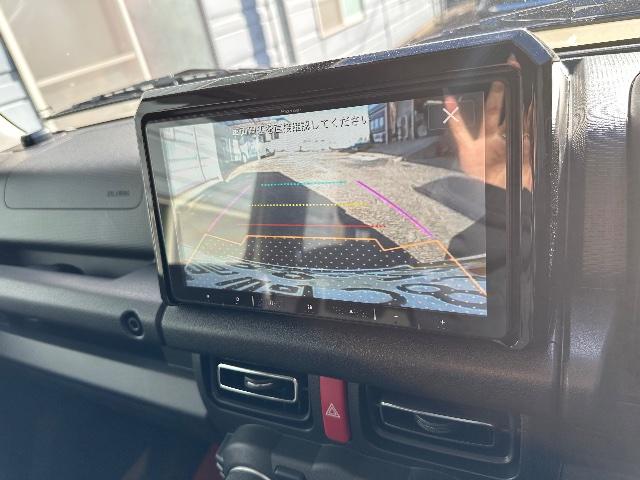 ジムニー ＸＣ　４ＷＤ　ＥＴＣ　安全運転支援システム　純正９インチナビ　純正スターター　スペアタイヤカバー（21枚目）