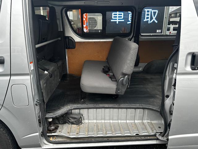 ハイエースバン ロングDX GLパッケージ ガソリン AT 2WD ETC トヨタセーフティセンス バックカメラ キーレス スペアキー ナビ TV(27枚目)