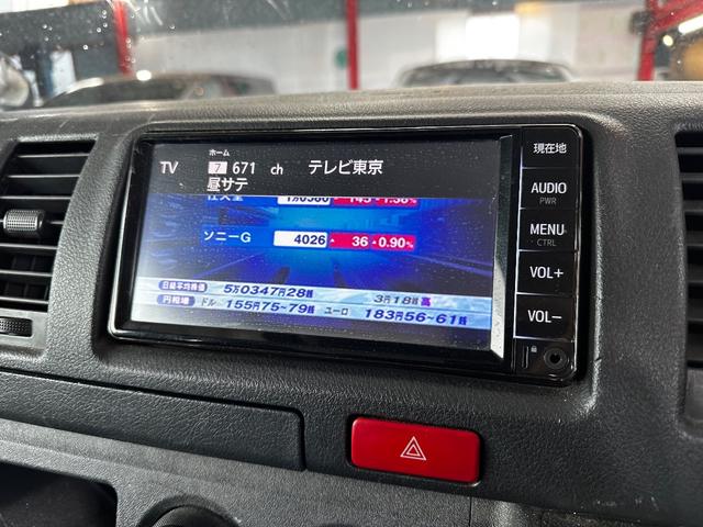 ハイエースバン ロングDX GLパッケージ ガソリン AT 2WD ETC トヨタセーフティセンス バックカメラ キーレス スペアキー ナビ TV(72枚目)