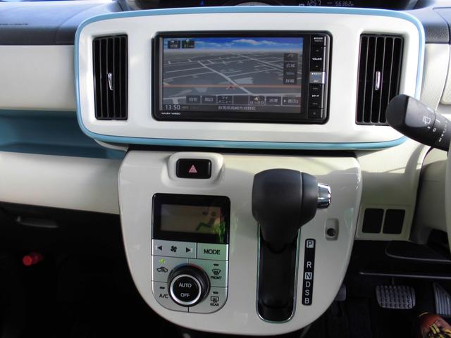 ムーヴキャンバス Ｇメイクアップリミテッド　ＳＡＩＩＩ　ＥＴＣ　全周囲カメラ　両側電動スライドドア　ナビ　ＴＶ　衝突被害軽減システム　オートマチックハイビーム　オートライト　ＬＥＤヘッドランプ　スマートキー　アイドリングストップ　電動格納ミラー（5枚目）