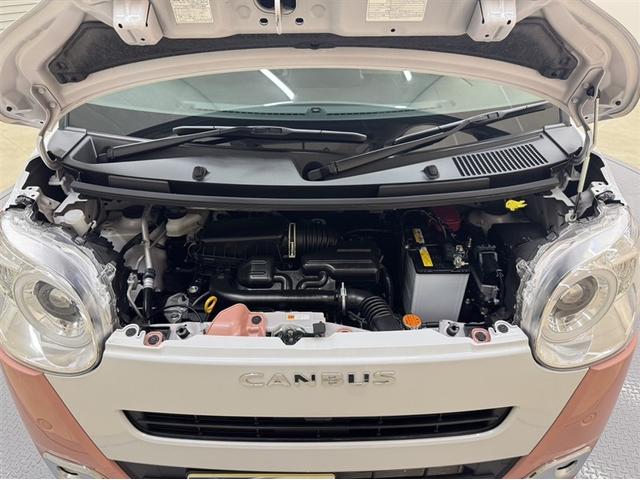 ムーヴキャンバス ストライプスＧ　衝突被害軽減ブレーキ　ペダル踏み間違い急発進抑制装置　ドライブレコーダー　ナビ　フルセグ　Ｂｌｕｅｔｏｏｔｈ　シートヒーター　ＥＴＣ　ＬＥＤ　バックモニター　両側電動スライドドア　ベンチシート（35枚目）