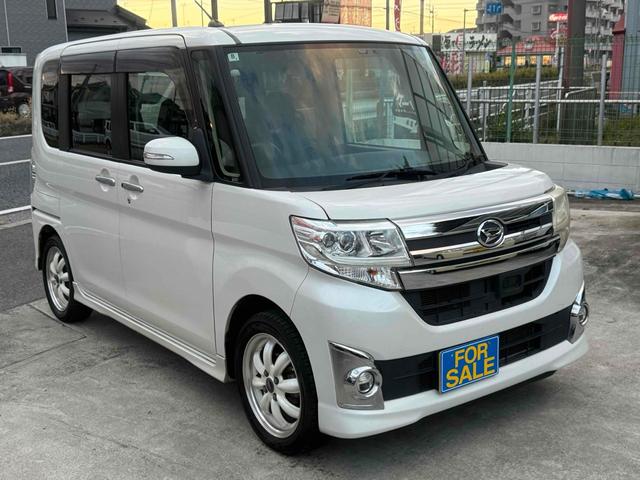 タント カスタムＸ　スマートセレクションＳＡ　ＥＴＣ　両側スライド・片側電動　ナビ　ＴＶ　衝突被害軽減システム　ＬＥＤヘッドランプ　スマートキー　アイドリングストップ　電動格納ミラー　ベンチシート　後席モニター　ＣＶＴ　盗難防止システム　ＡＢＳ（13枚目）