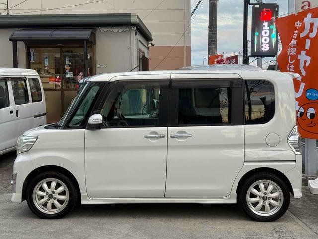 タント カスタムＸ　スマートセレクションＳＡ　ＥＴＣ　両側スライド・片側電動　ナビ　ＴＶ　衝突被害軽減システム　ＬＥＤヘッドランプ　スマートキー　アイドリングストップ　電動格納ミラー　ベンチシート　後席モニター　ＣＶＴ　盗難防止システム　ＡＢＳ（15枚目）