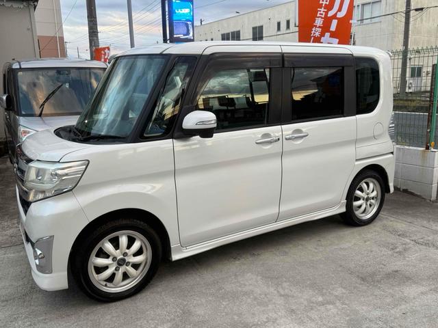 タント カスタムＸ　スマートセレクションＳＡ　ＥＴＣ　両側スライド・片側電動　ナビ　ＴＶ　衝突被害軽減システム　ＬＥＤヘッドランプ　スマートキー　アイドリングストップ　電動格納ミラー　ベンチシート　後席モニター　ＣＶＴ　盗難防止システム　ＡＢＳ（16枚目）