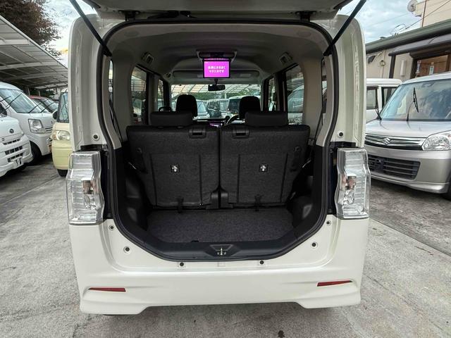 タント カスタムＸ　スマートセレクションＳＡ　ＥＴＣ　両側スライド・片側電動　ナビ　ＴＶ　衝突被害軽減システム　ＬＥＤヘッドランプ　スマートキー　アイドリングストップ　電動格納ミラー　ベンチシート　後席モニター　ＣＶＴ　盗難防止システム　ＡＢＳ（19枚目）