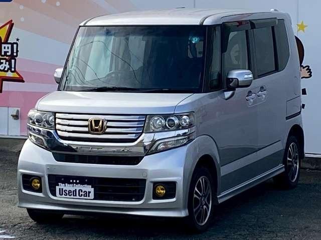 Ｎ－ＢＯＸ Ｇ　ＳＳパッケージ　検Ｒ８／７　４ＷＤ　両側電動スライドドア　プッシュスタート　キーレスエントリー　ＤＶＤ再生　ＣＤ再生　ＥＴＣ　フルセグＴＶ　フロントフォグライト　純正アルミホイール　バックカメラ（2枚目）