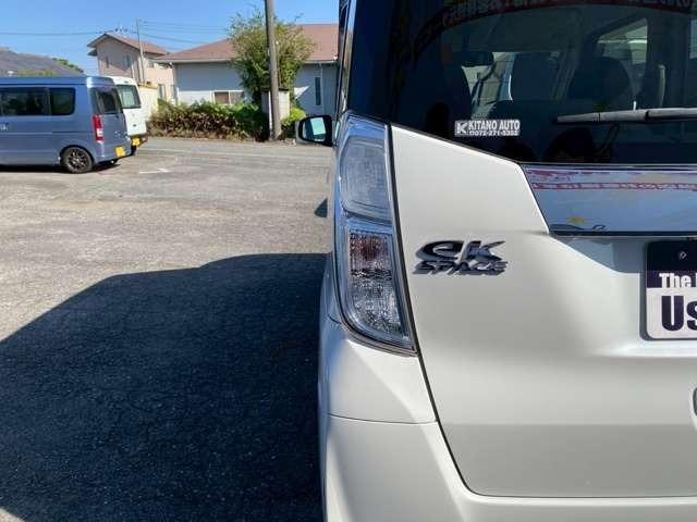 eKスペースカスタム カスタムG 車検整備付 純正ナビ Bluetooth付き 両側スライドドア 片側電動スライドドア DVD再生 CD再生 フルセグTV ETC キーレス プッシュスタート 純正アルミホイール(15枚目)