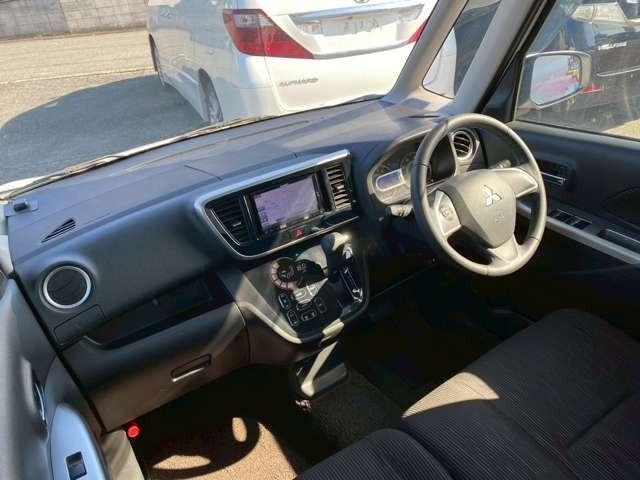 eKスペースカスタム カスタムG 車検整備付 純正ナビ Bluetooth付き 両側スライドドア 片側電動スライドドア DVD再生 CD再生 フルセグTV ETC キーレス プッシュスタート 純正アルミホイール(33枚目)