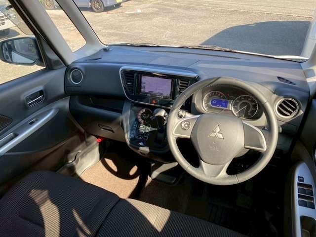 eKスペースカスタム カスタムG 車検整備付 純正ナビ Bluetooth付き 両側スライドドア 片側電動スライドドア DVD再生 CD再生 フルセグTV ETC キーレス プッシュスタート 純正アルミホイール(35枚目)