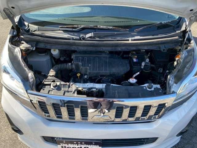 eKスペースカスタム カスタムG 車検整備付 純正ナビ Bluetooth付き 両側スライドドア 片側電動スライドドア DVD再生 CD再生 フルセグTV ETC キーレス プッシュスタート 純正アルミホイール(56枚目)