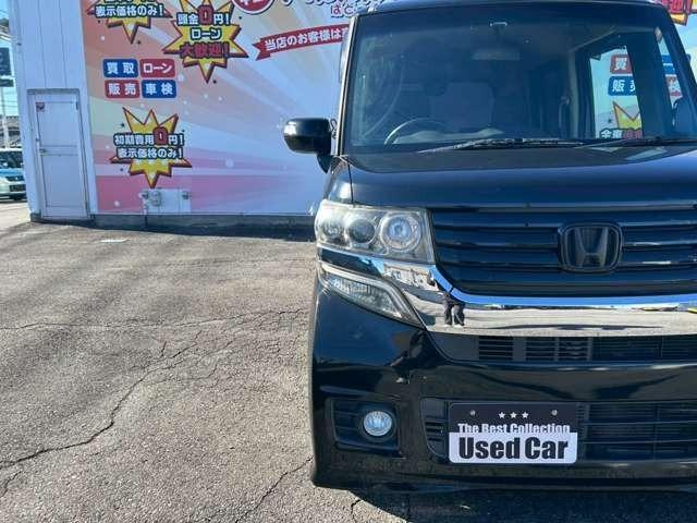 Ｎ－ＢＯＸカスタム Ｇ　ＳＳパッケージ　車検整備付　両側電動スライドドア　バックカメラ　ＤＶＤ再生　ＣＤ再生　Ｂｌｕｅｔｏｏｔｈ付き　フロントフォグライト　ローダウン　キーレス　プッシュスタート（14枚目）